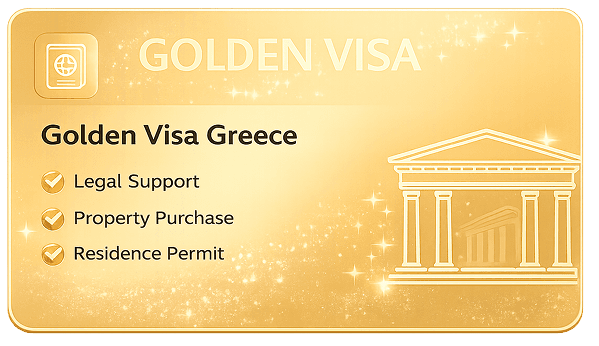 Golden Visa Greece — Legal Support, Property Purchase, Residence Permit